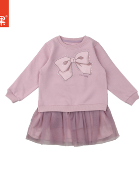 棉果果【商场同款】女童网纱连衣裙 25NA 25430