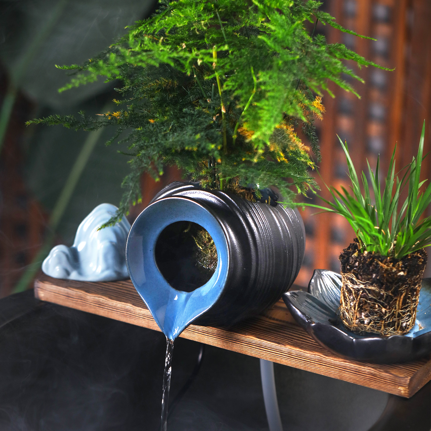 桌面循环过滤配件庭院造景生态缸