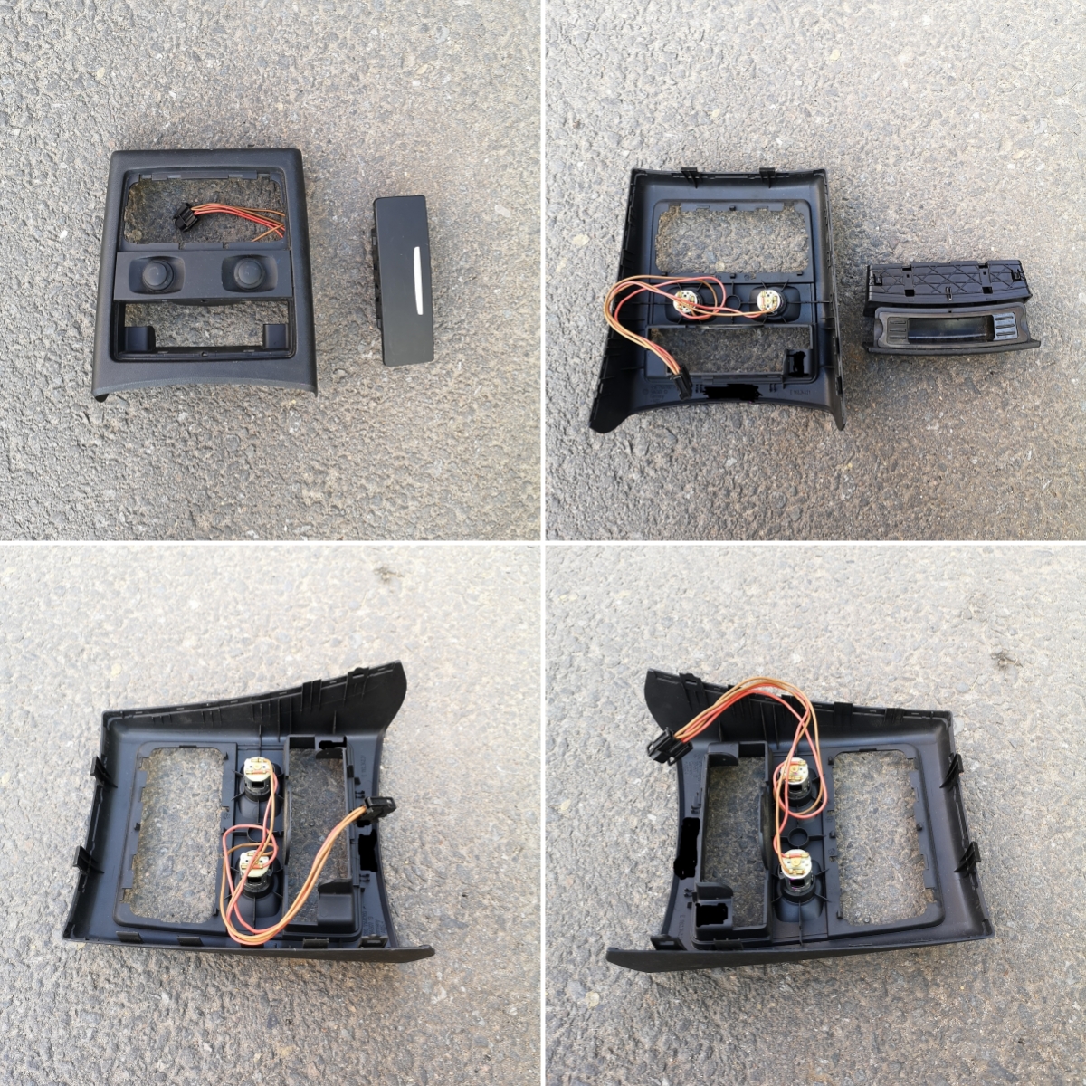 适用宝马3系E90后排空调出风口外框饰板马鞍扶手箱点烟器320 325