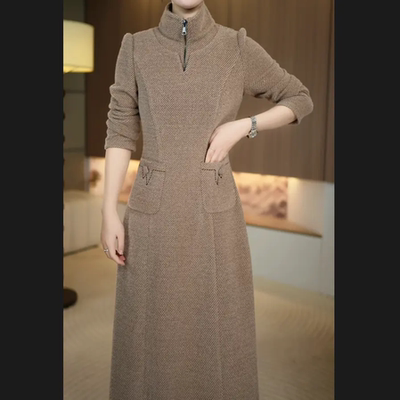 防风保暖加厚连衣裙打底裙