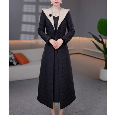 2025新款女秋冬季两件套连衣裙