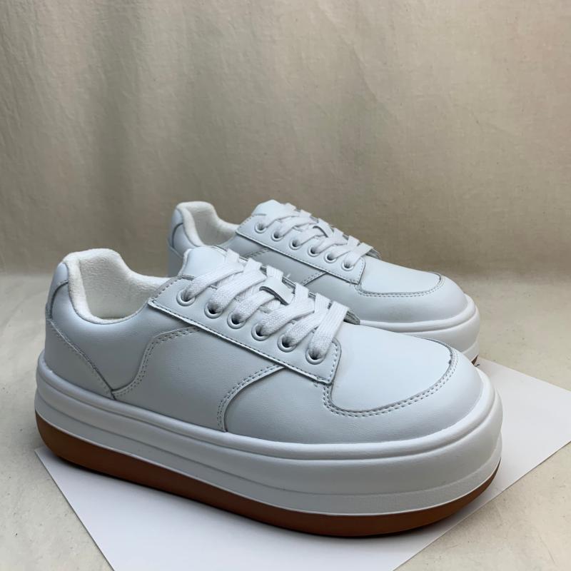 TWTW日系厚底大头小白鞋日系