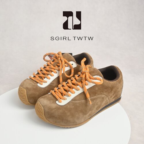 SGIRLTWTW复古厚底丑萌德训鞋