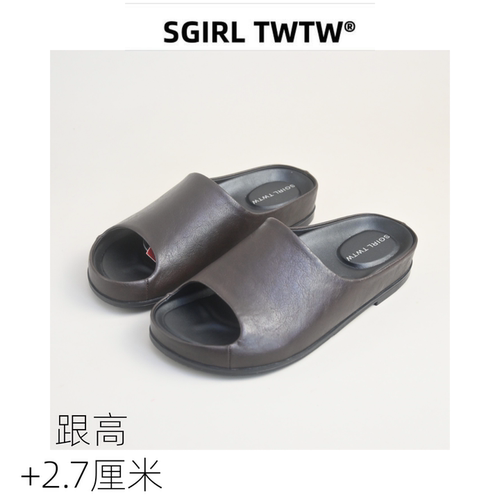 SGIRL日本设计露趾穆勒鞋女
