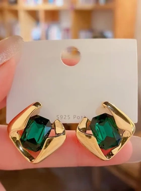 铜合金耳饰情侣礼物银针耳钉项链