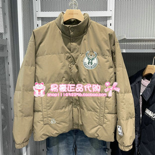 6905571301423 E11 杰克琼斯NBA冬贴布立领保暖羽绒服 225423011