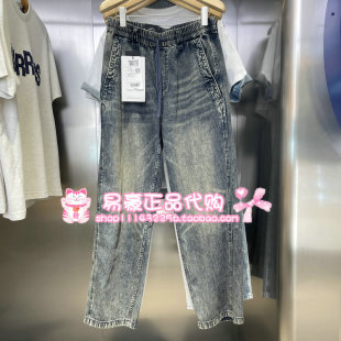 杰克琼斯牛仔裤廓形做旧水洗长裤 226332039 E39 6905571377534