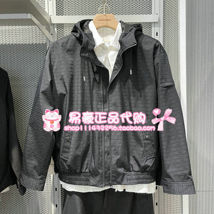 6905571227044 E40 杰克琼斯百搭满印连帽夹克外套男春 225121059