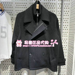 E41 225427036 6905571293469 羊毛毛呢外套 杰克琼斯假两件修身