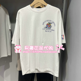 杰克琼斯NBA联名湖人队短袖T恤上衣226301004 226201205 A06