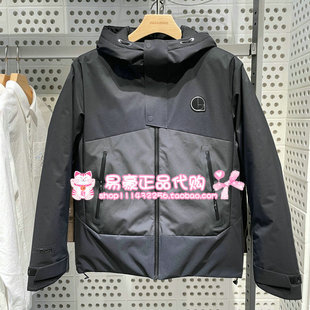 6905571089567 杰克琼斯秋冬款 拼接连帽羽绒服 时尚 223412115 E40