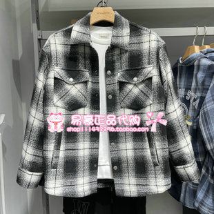 6905571303564 E40 杰克琼斯男冬休闲植绒刺绣毛呢外套 225427043