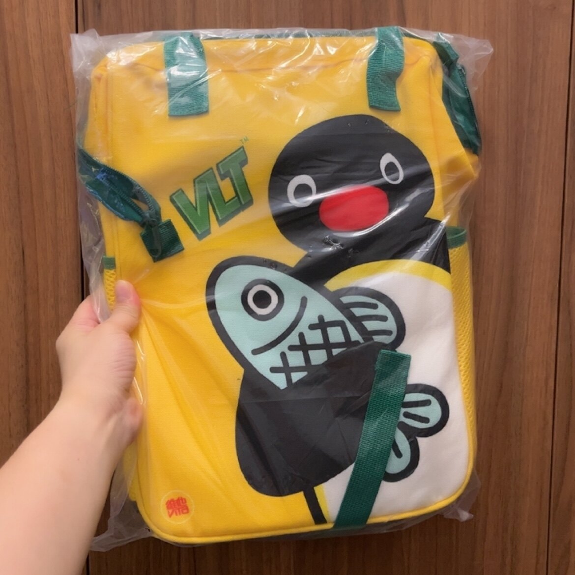 全新VLT维他柠檬茶联名Pingu企鹅双肩书包大容量电脑包背包旅行包