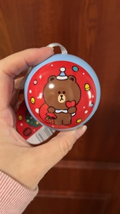 全新Linefriends圣诞树装饰挂件布朗熊可妮兔丘可莎莉鸡新年挂饰