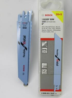 博世BOSCH马刀锯条往复锯条锯片电锯条S922BF/EF25支电缆线切割