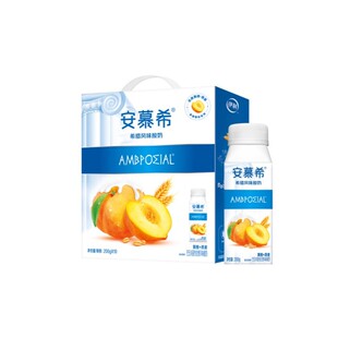 安慕希官方旗舰店黄桃燕麦风味酸奶酸牛奶整箱200g*10盒