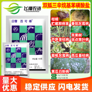 日曹百可得 40%双胍三辛烷基苯磺酸盐瓜果蔬菜灰霉病白粉病杀菌剂
