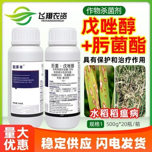 迈泽丰30%肟菌酯戊唑醇水稻稻瘟稻曲病纹枯白粉病锈病农药杀菌剂