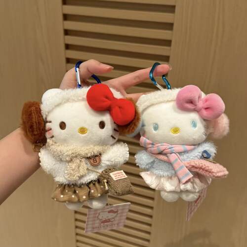 正版冬日KT凯蒂猫背包包