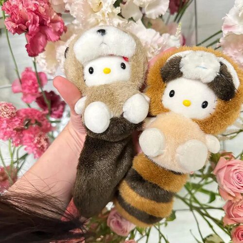 日本hellokitty黑皮包包