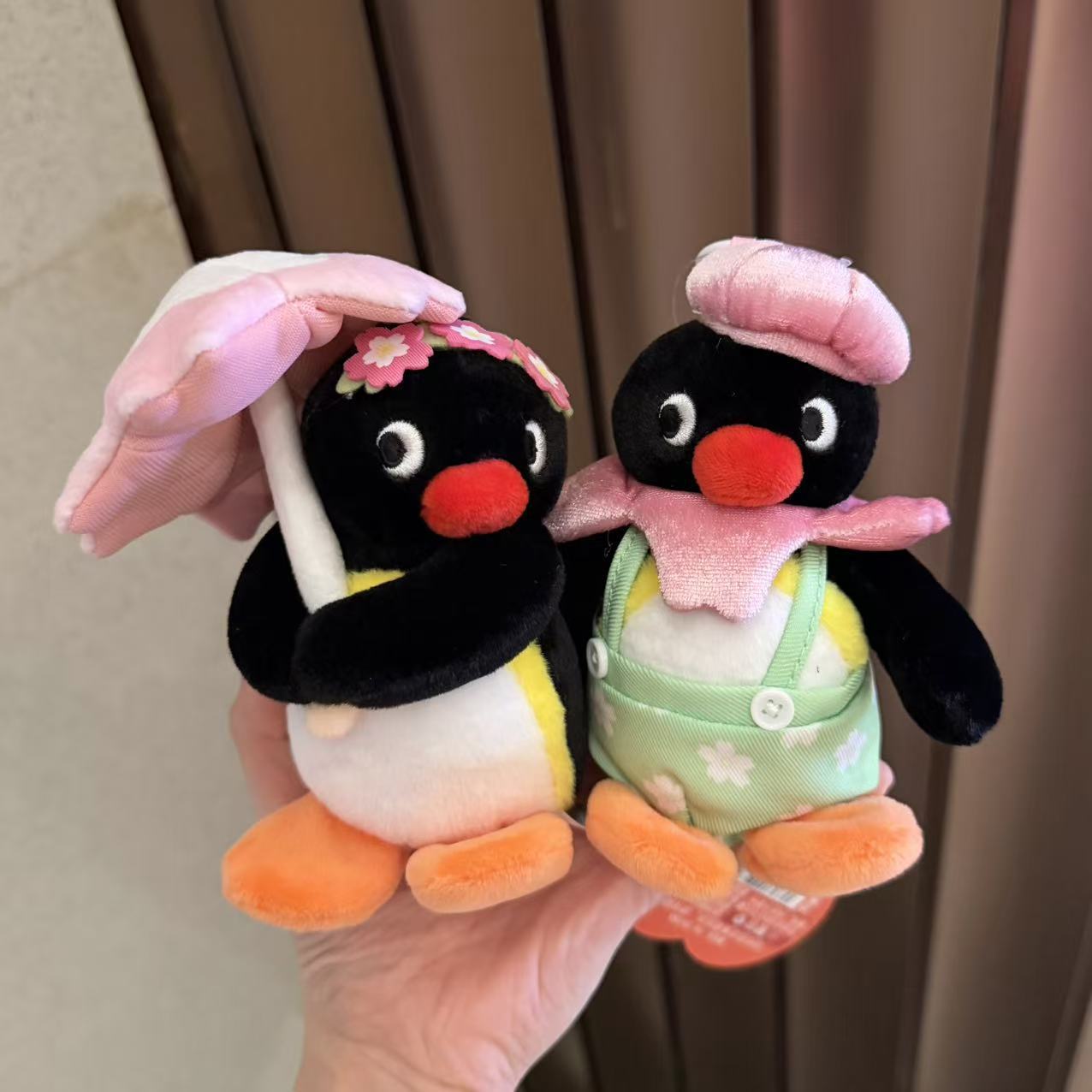 日本正版樱花Pingu包包挂