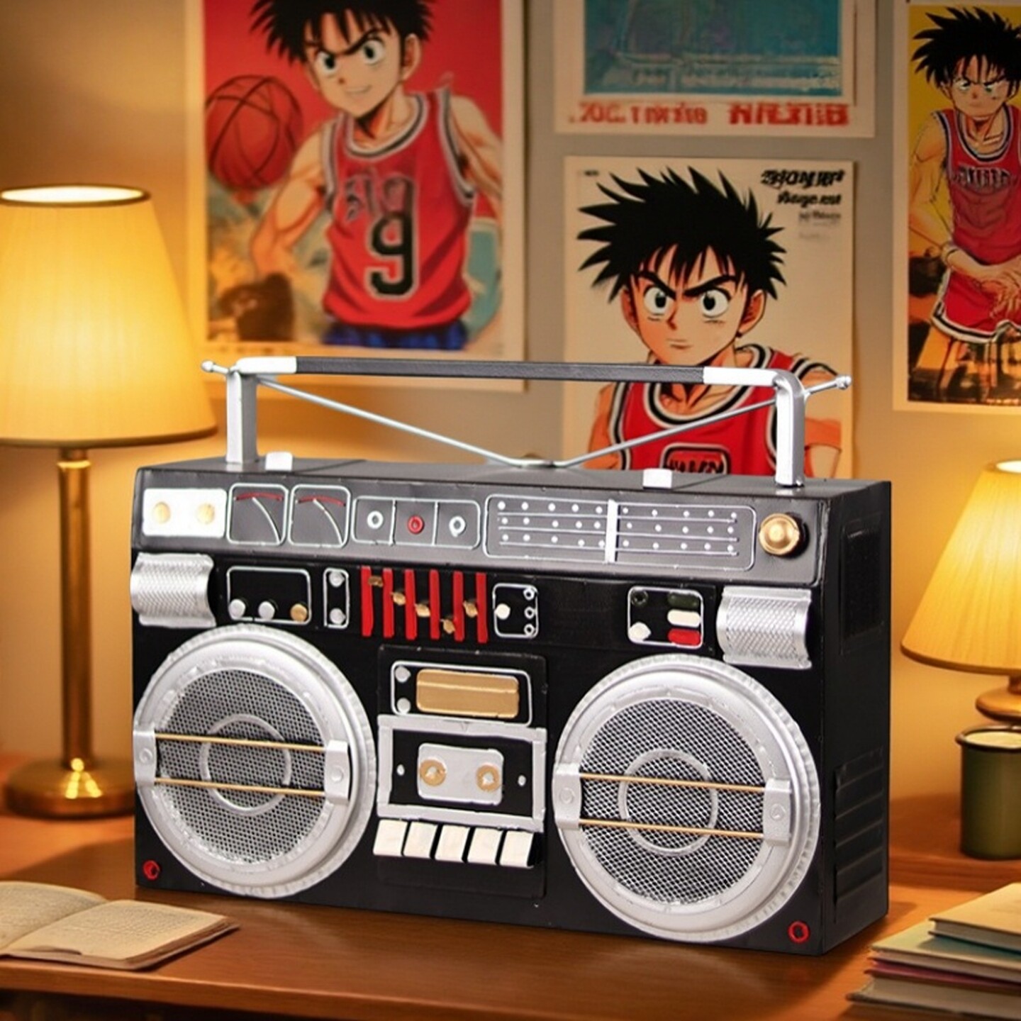 8090年代收音机模型道具仿真老式古董磁带录音机摆件上海老物件