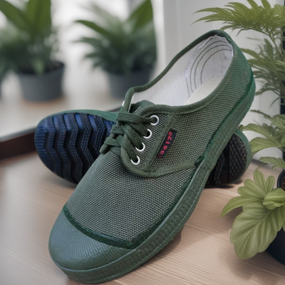 际华3517解放鞋男工地干活耐磨橡胶底防臭劳动民工黄球鞋胶鞋农田