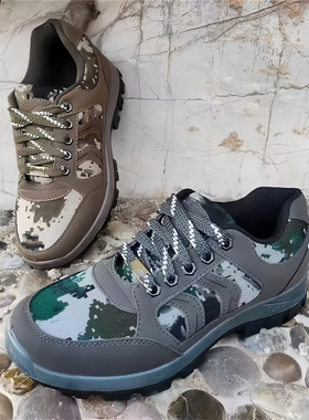 正宗3517帆布鞋户外休闲运动鞋防滑耐磨耐穿系带鞋透气3522登山鞋