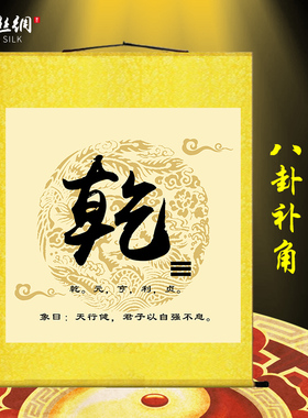 八卦太极图挂画乾坤巽兑离震坎艮