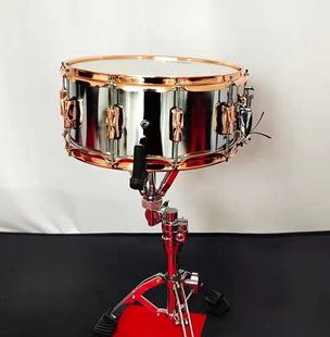 真钢腔 美产evans鼓皮 锌合金鼓耳 玫瑰金压圈 台产titan沙袋簧