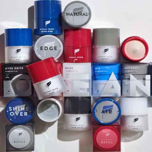 日本Ocean trico新包装！原宿沙龙男士造型发蜡发泥 哑光亮光 80g