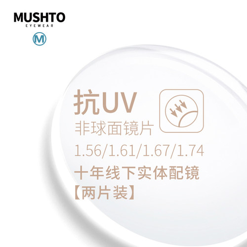 明顺堂 1.61/1.67/1.74超轻薄近视非球面镜片高度散光近视配镜 - 封面