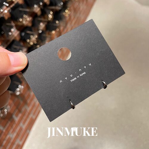 JINMUKE韩国进口耳饰小巧精致百搭迷你气质耳钉耳环新品2024女