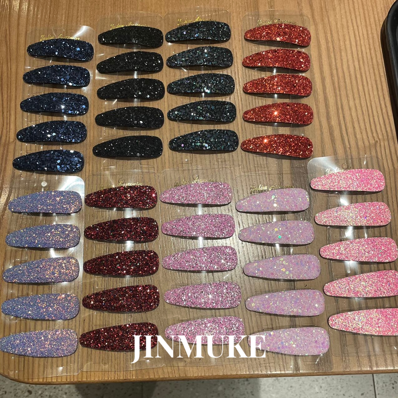 JINMUKE韩国进口发饰发夹女2025新款闪亮气质轻奢小众设计感发夹