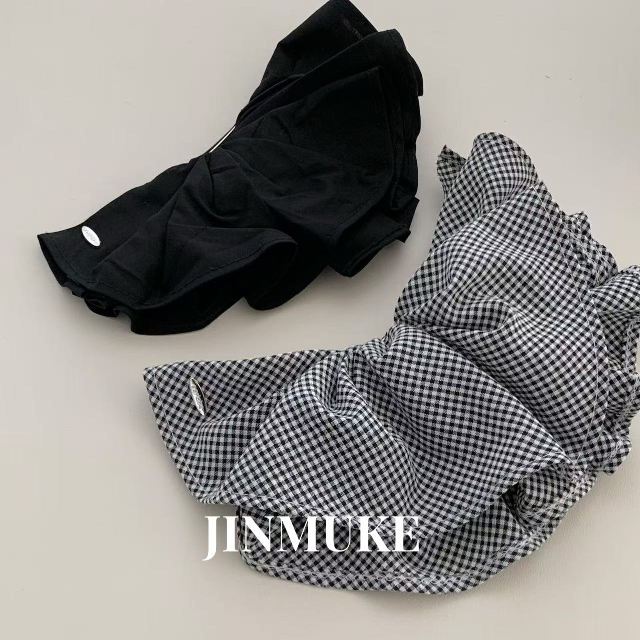 JINMUKE韩国进口东大门复古压褶时髦夸张好看头饰头发夹裙摆发夹