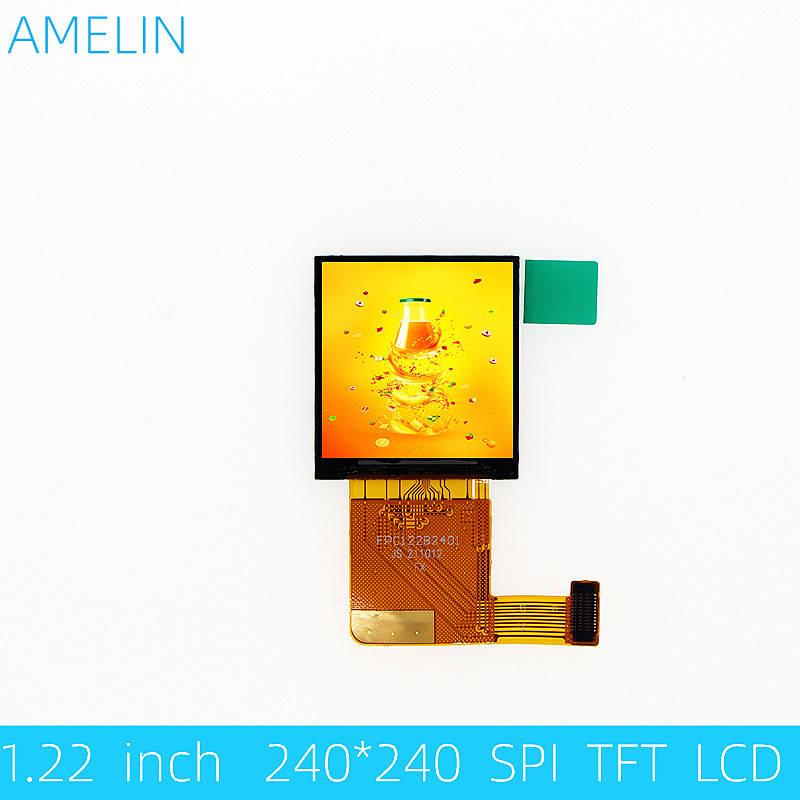 1.22寸TFT LCD 240*240 IC: ST7789V 液晶显示屏 SPI定制加模IPS