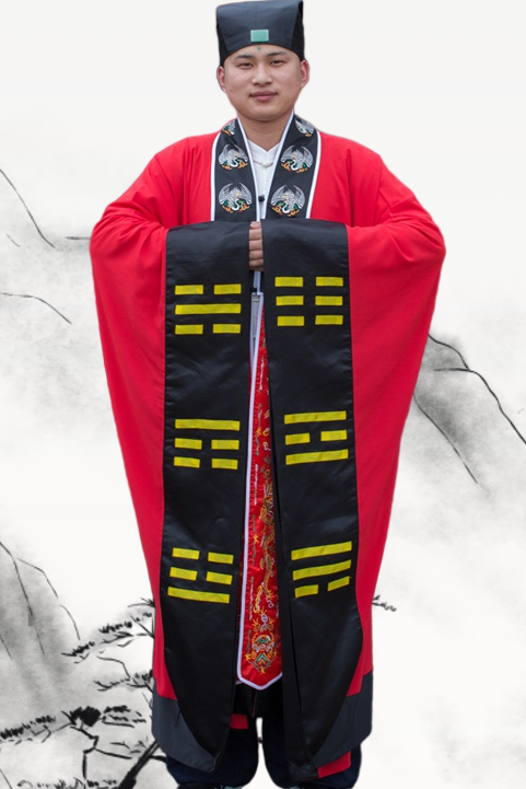道士服装仙鹤刺绣八卦经衣男女道袍款式唐装居士高功道场法衣用品