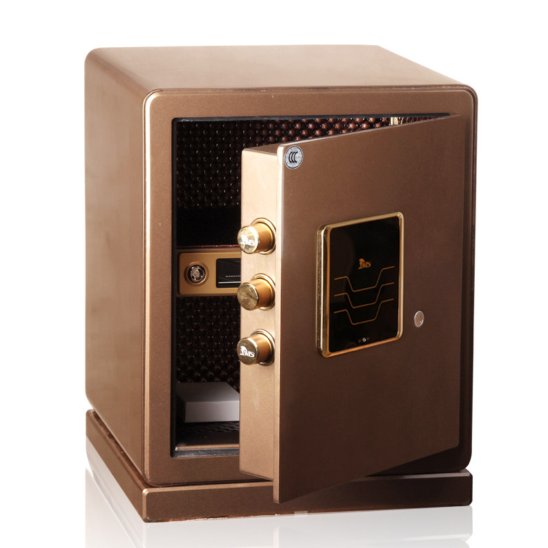 威伦司迷你保险箱电子保险柜3c认证德威触控fdx-a/d45iii家用办公