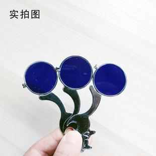 看火镜护目风口镜电焊烧窑锅炉劳保防护眼镜工业炼钢避光尘10个包