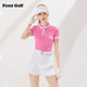 T恤运动速干料时尚 golf FG高尔夫女装 短袖 球服服装 春夏新款