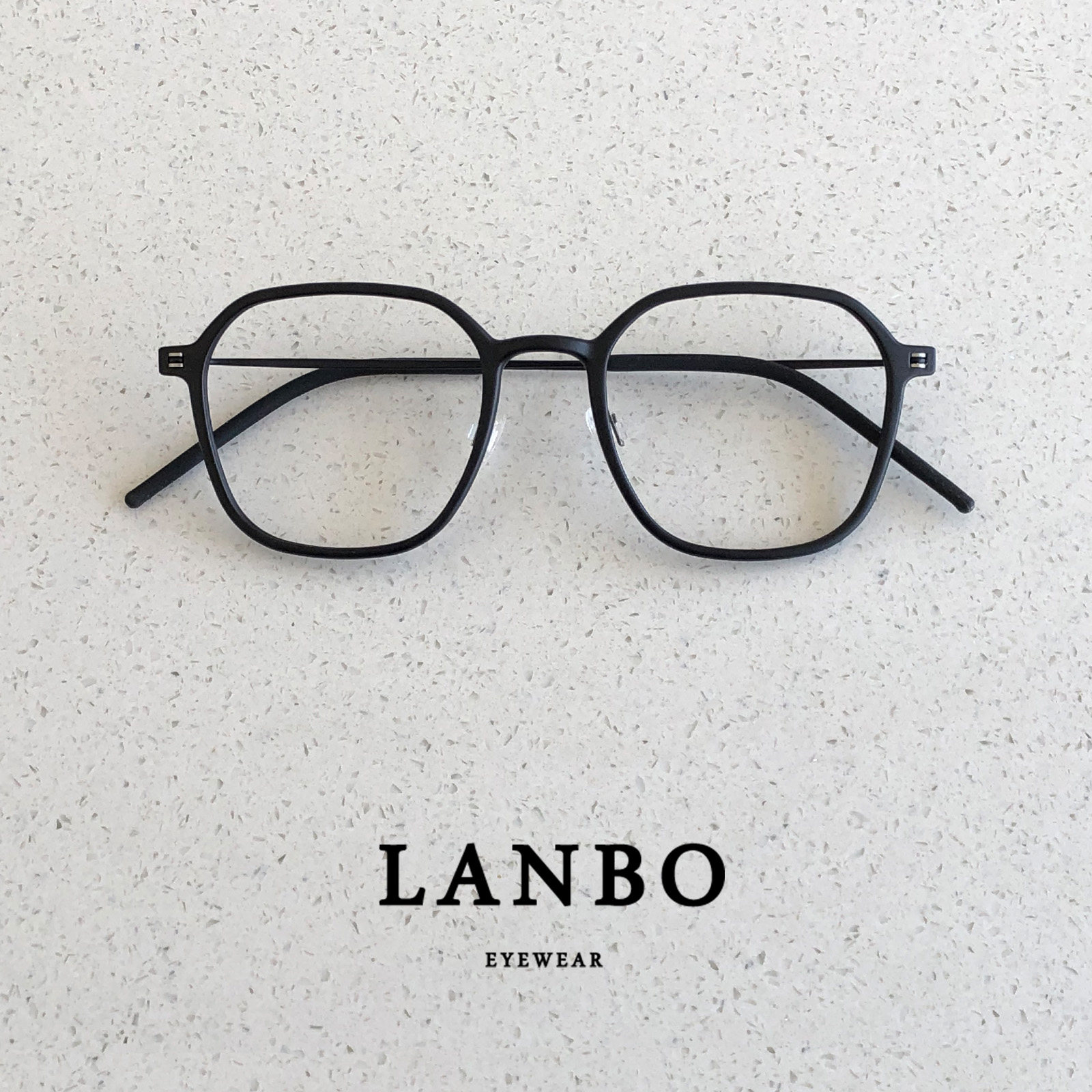 超轻钛架7g复古方框近视眼镜