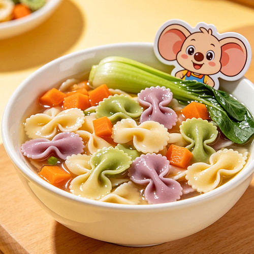 大人小孩蝴蝶面营养早餐面食