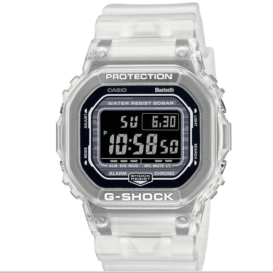 CASIO卡西欧G Shock数字的5600系列透明渐变男士手表DWB5600G 7-封面