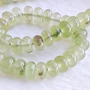 5*8mm葡萄石隔珠算盘散珠子有孔车轮珠手工diy手链饰品配件