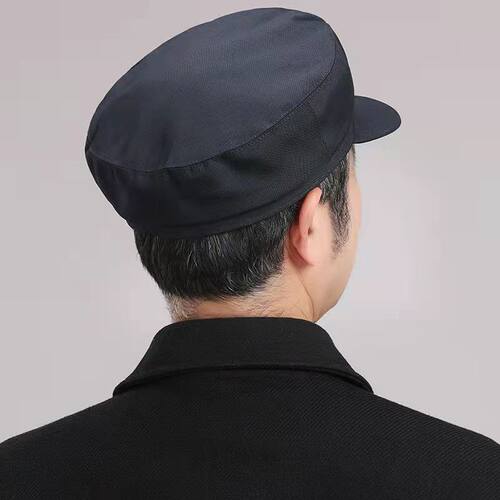 春秋前进爸爸平顶老头老人中老年男士鸭舌帽爷爷老人帽子爷爷帽子
