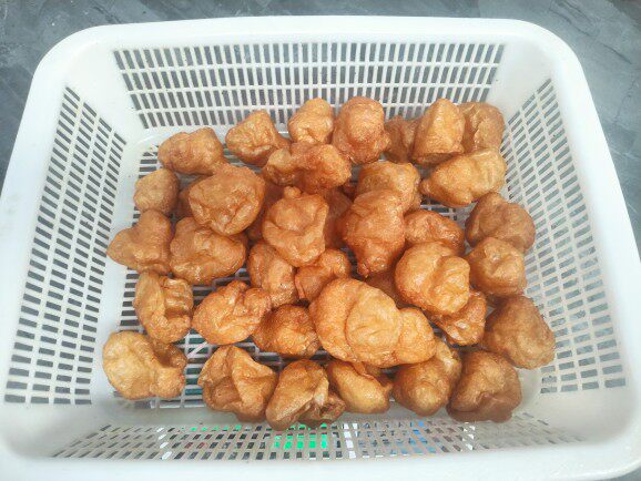 天津特产油面筋500g广东牛杂面筋泡火锅麻辣烫食材现炸面筋球包邮