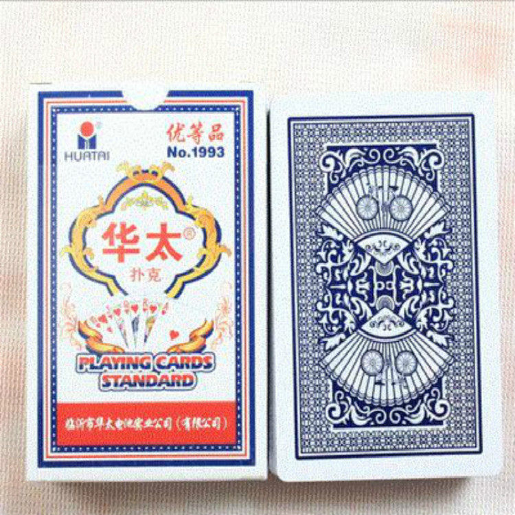 正品包邮华太蓝蜻蜓高档扑克牌图片