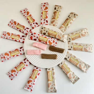 英国RisCozy瑞可滋巧克力味蜜桃乌龙味奶糖结婚喜糖休闲网红零食