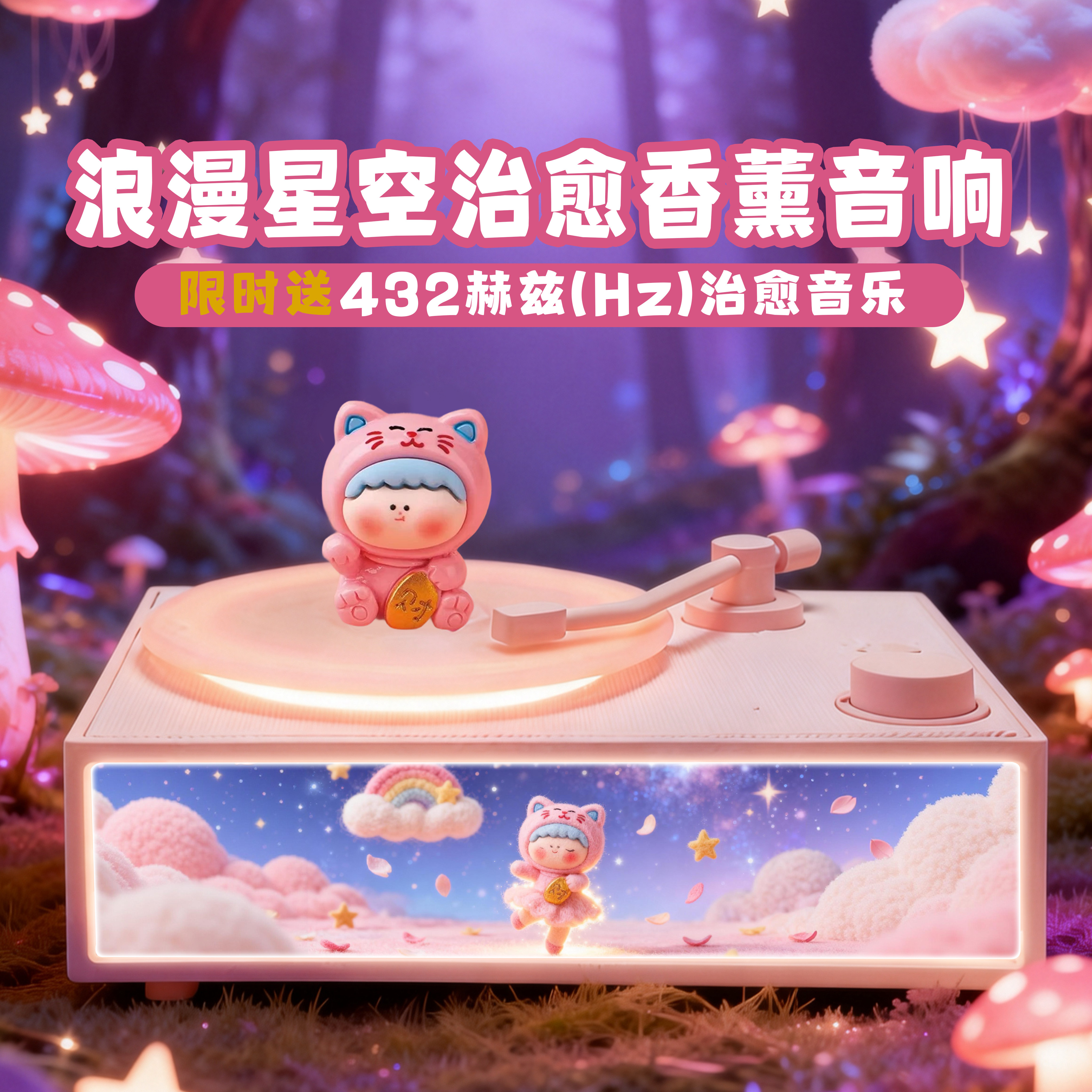 浪漫星空治愈香薰蓝牙音箱音响生日礼物女生送闺蜜朋友小实用高级