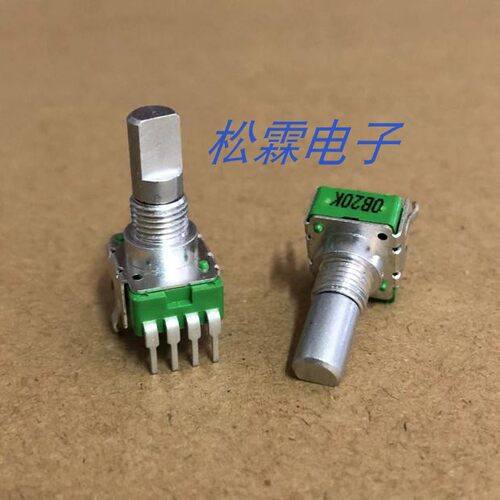 台湾艾华ALPHADJ打碟机调节旋钮RV112FF系列0B20K立式4脚360度转
